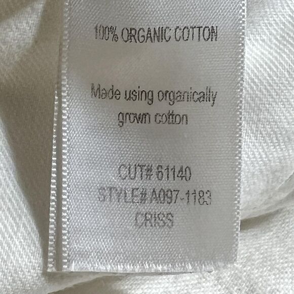 Agolde Jeans Womens Size 27 White Straight Organic Cotton Criss Cross Button Fly - Picture 8 of 15